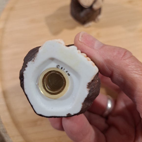 Vtg Monkey Franklin Mint Salt Pepper Shakers Figurine set 1987 Noah's Ark Chimp - Picture 4 of 5